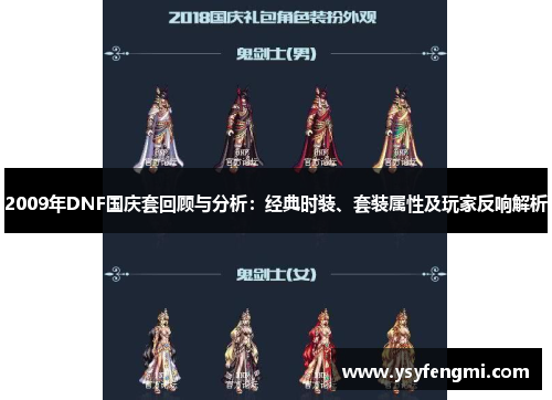 2009年DNF国庆套回顾与分析：经典时装、套装属性及玩家反响解析