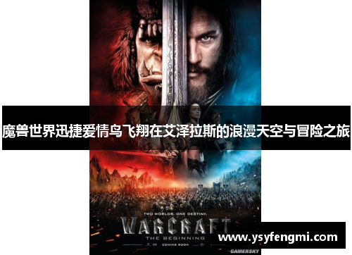 魔兽世界迅捷爱情鸟飞翔在艾泽拉斯的浪漫天空与冒险之旅